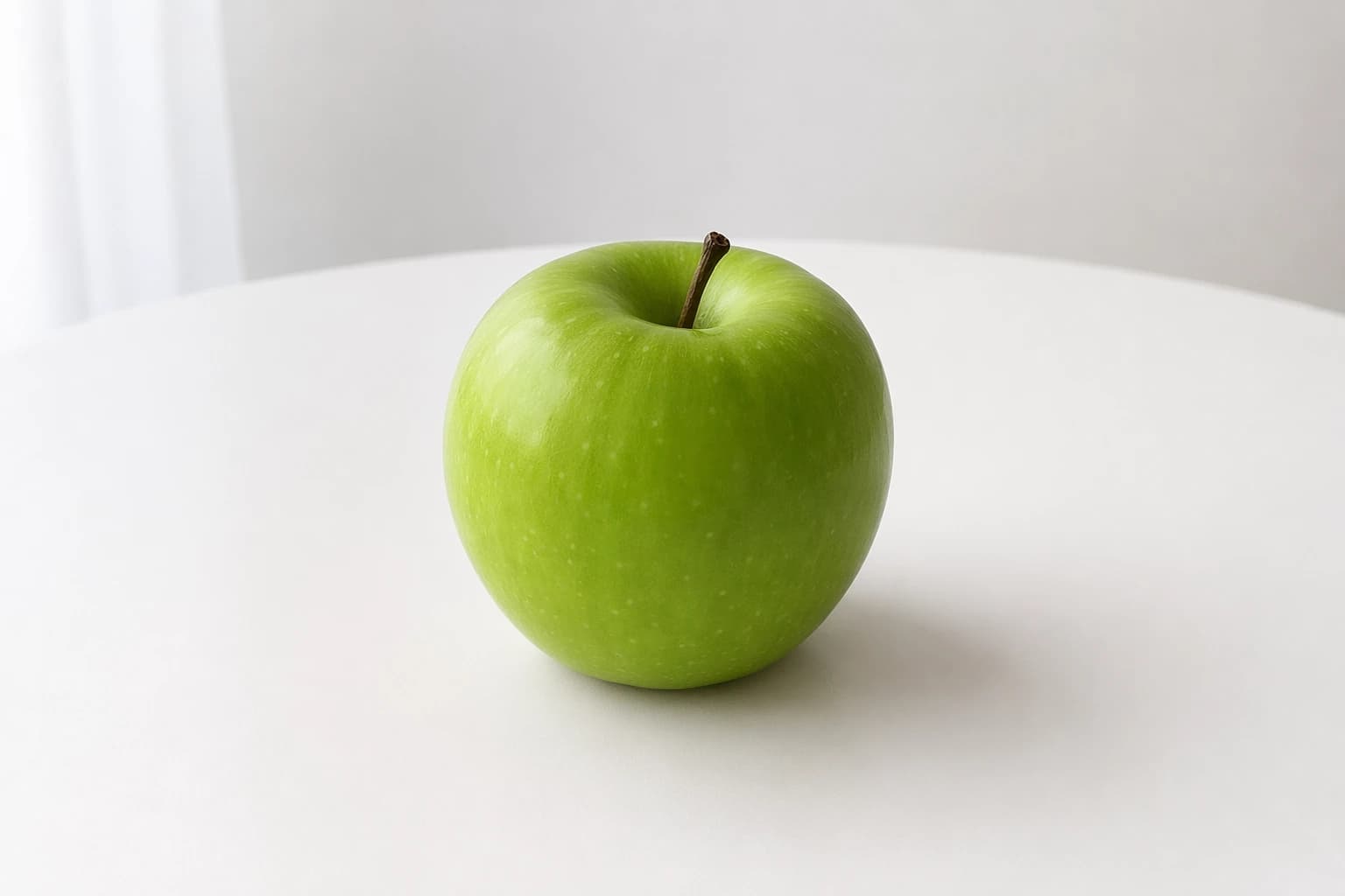 Edited green apple